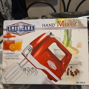 Classic Red Hand Mixer